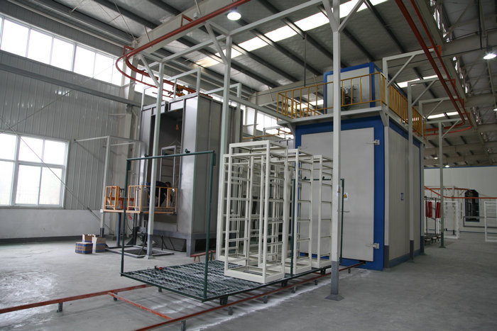 cartridge recovery powder booth